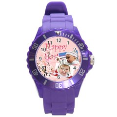 easter - Round Plastic Sport Watch (L)