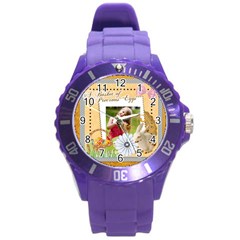 easter - Round Plastic Sport Watch (L)