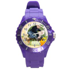 easter - Round Plastic Sport Watch (L)