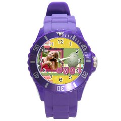 easter - Round Plastic Sport Watch (L)