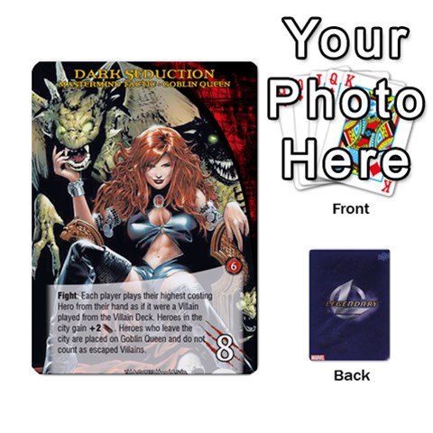 Queen Legandary Cards Front - DiamondQ