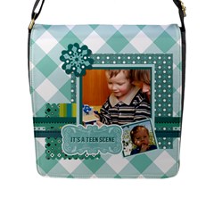 kids - Flap Closure Messenger Bag (L)