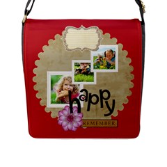 kids - Flap Closure Messenger Bag (L)