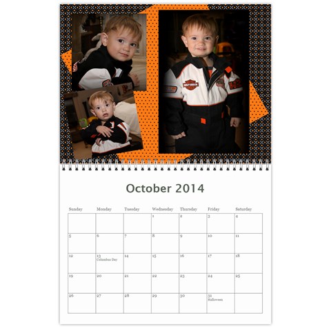 Calendar Lil Tiger2 By Tammy Gatten Oct 2014