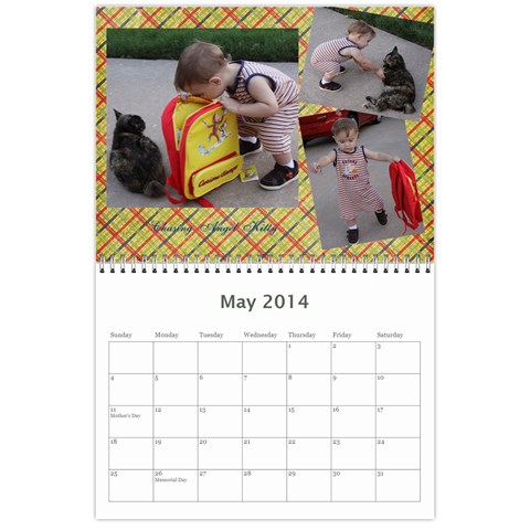 Calendar Lil Tiger2 By Tammy Gatten May 2014