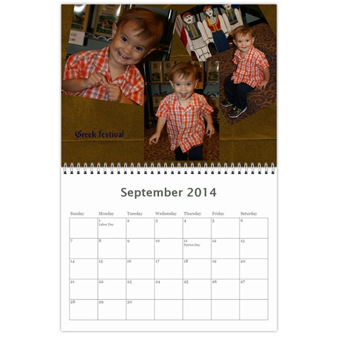 Calendar Lil Tiger2 By Tammy Gatten Sep 2014