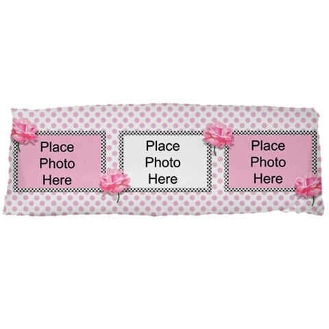 Pink Princess Body Pillow Case Dakimakura (2 Sided) By Deborah Front
