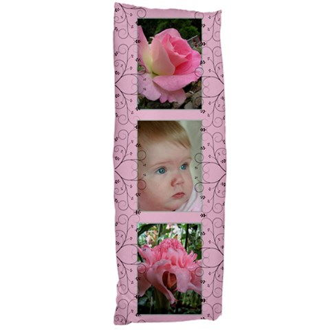 Pink Body Pillow Case (dakimakura) By Deborah Body Pillow Case
