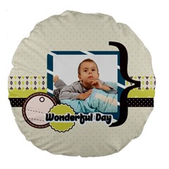 kids - Large 18  Premium Round Cushion 