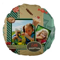 kids - Large 18  Premium Round Cushion 