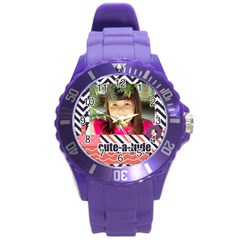 kids - Round Plastic Sport Watch (L)