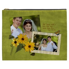 Love-Daisy-Poem XXXL cosmetic bag - Cosmetic Bag (XXXL)