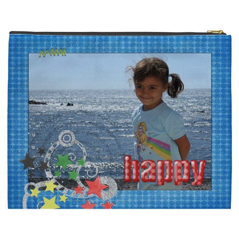 Magic Mouse Trip Xxxl Cosmetic Bag By Mikki Back