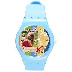 easter - Round Plastic Sport Watch (M)