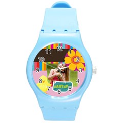 easter - Round Plastic Sport Watch (M)