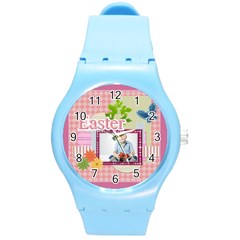 easter - Round Plastic Sport Watch (M)