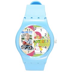 easter - Round Plastic Sport Watch (M)