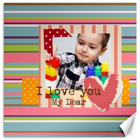 Kids By Kids 15.2 x15.41  Canvas - 1