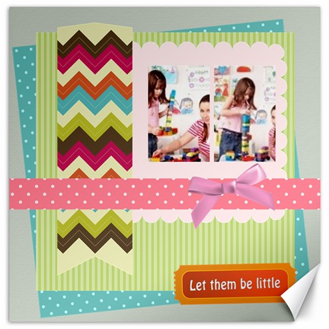 Kids By Kids 15.2 x15.41  Canvas - 1