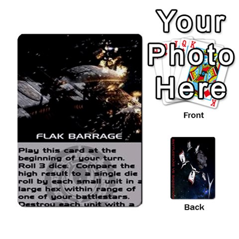 Battlestars Vs Basestars Human Deck By Michael Front - Heart7