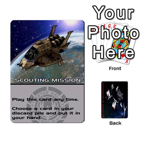 Battlestars Vs Basestars Human Deck By Michael Front - Club3