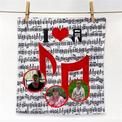 Music Face Towel