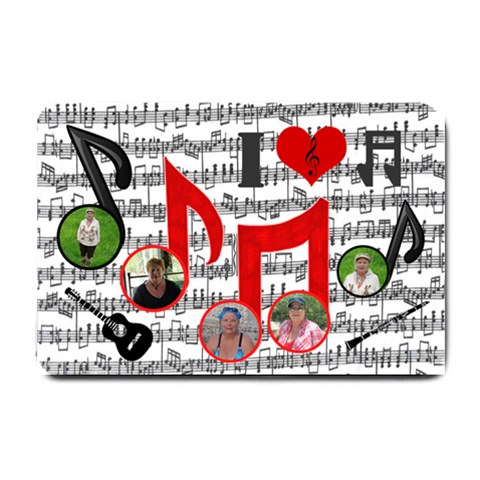 Music Small Door Mat By Joy Johns 24 x16  Door Mat