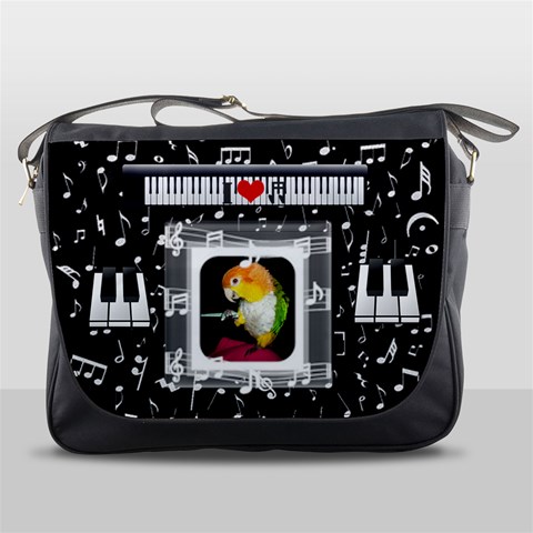 Music Messenger Bag #2 By Joy Johns Front