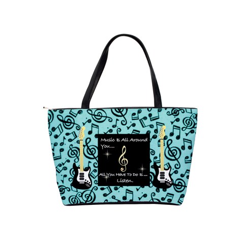 Music Shoulder Handbag By Joy Johns Back