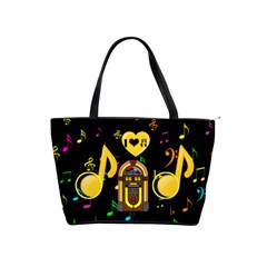 Music shoulder handbag - Classic Shoulder Handbag