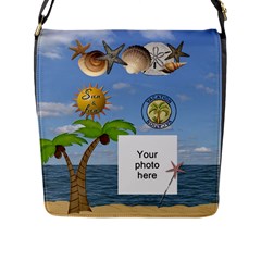 Vacation Flap Closure Messenger Bag - Flap Closure Messenger Bag (L)