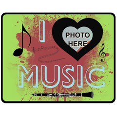 Music medium blanket - Fleece Blanket (Medium)