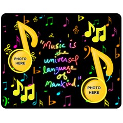 Music medium blanket #2 - Fleece Blanket (Medium)