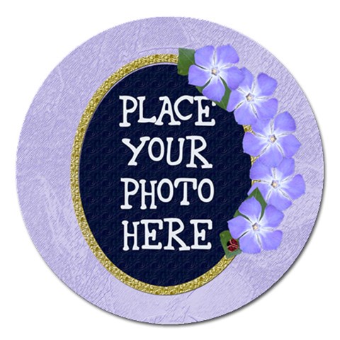 Ladybug Round 5 Inch Magnet By Chere s Creations Front