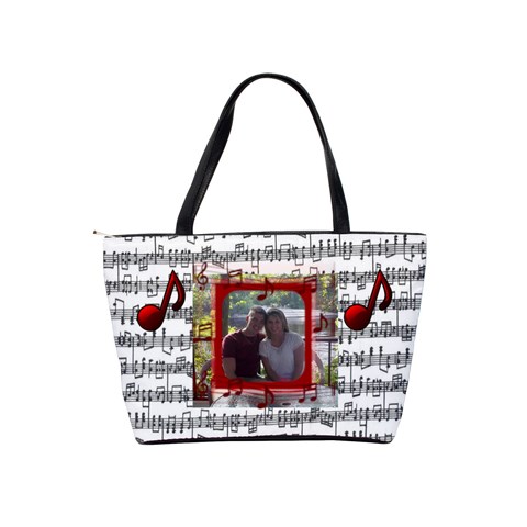 Music Shoulder Handbag #3 By Joy Johns Back