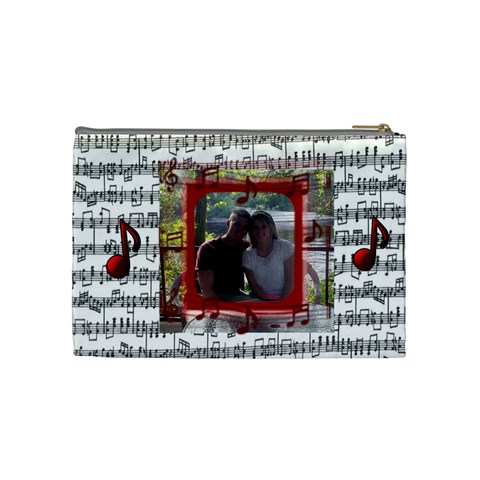 Music Medium Cosmetic Bag #3 By Joy Johns Back