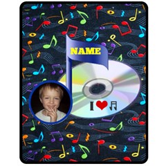 kid s medium music blanket - Fleece Blanket (Medium)