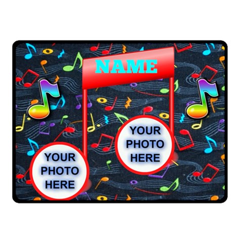 Kid s Small Music Blanket By Joy Johns 50 x40  Blanket Front