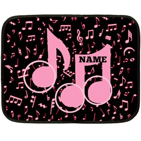 Music Mini Blanket, 2sides By Joy Johns 35 x27  Blanket Front