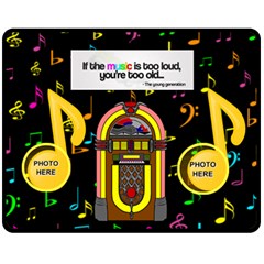 music medium music blanket #3 - Fleece Blanket (Medium)