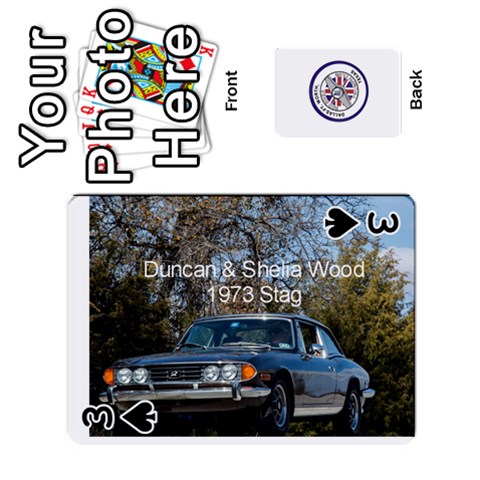 Triumph Cards By Terry Front - Spade3