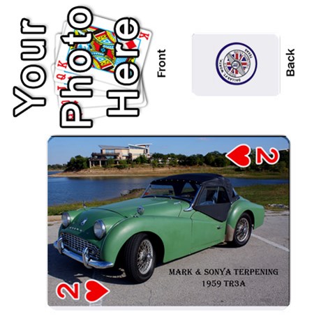 Triumph Cards By Terry Front - Heart2
