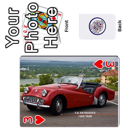 Triumph Cards By Terry Front - Heart3