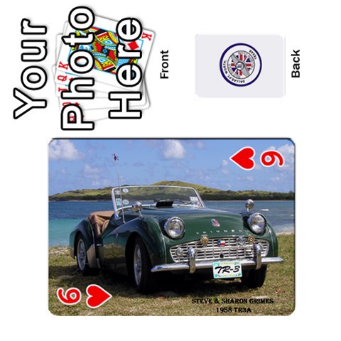 Triumph Cards By Terry Front - Heart6