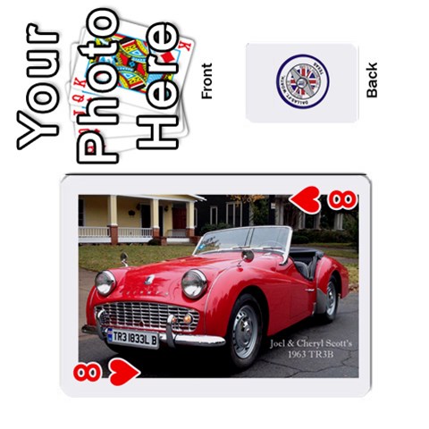 Triumph Cards By Terry Front - Heart8