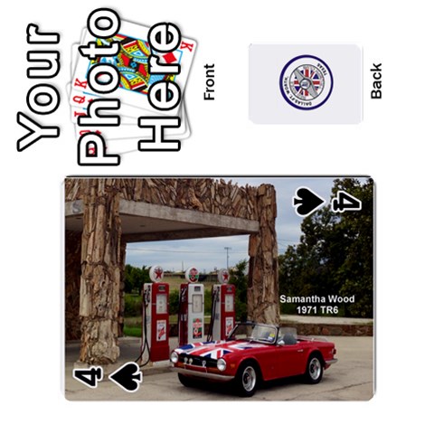 Triumph Cards By Terry Front - Spade4