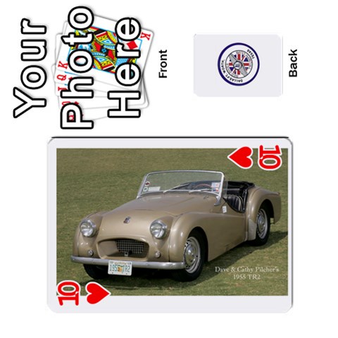 Triumph Cards By Terry Front - Heart10