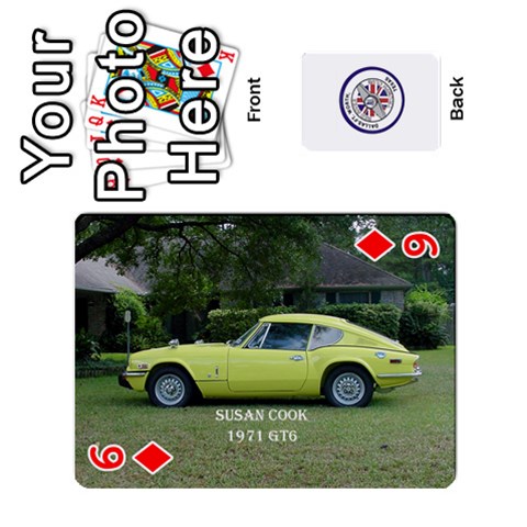 Triumph Cards By Terry Front - Diamond6