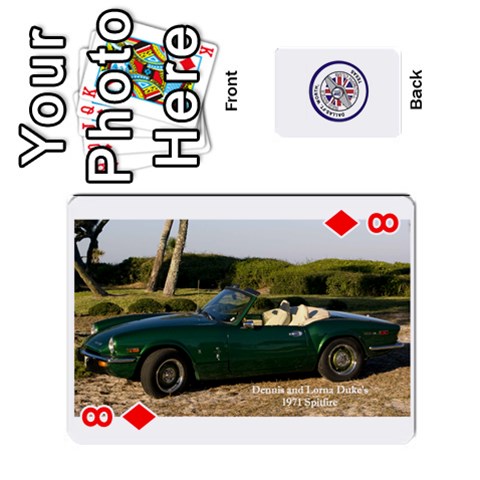 Triumph Cards By Terry Front - Diamond8
