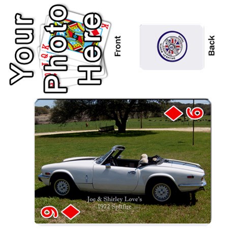 Triumph Cards By Terry Front - Diamond9